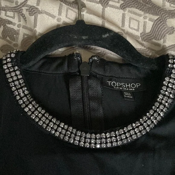 Topshop Bodycon jewelled collar, size 4 - Picture 8 of 10